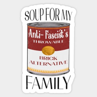 Antifa Soup Sticker